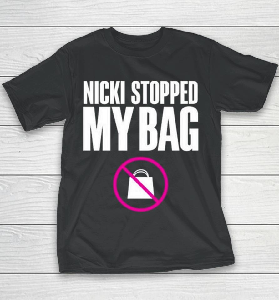 Hardtingz Nicki Stopped My Bag Youth T-Shirt