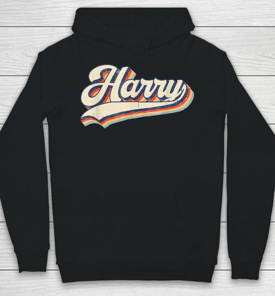 Harry Name Personalized Vintage Retro Gift Hoodie