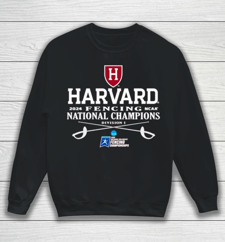 Harvard Crimson 2024 Ncaa Fencing National Champions Sweatshirt