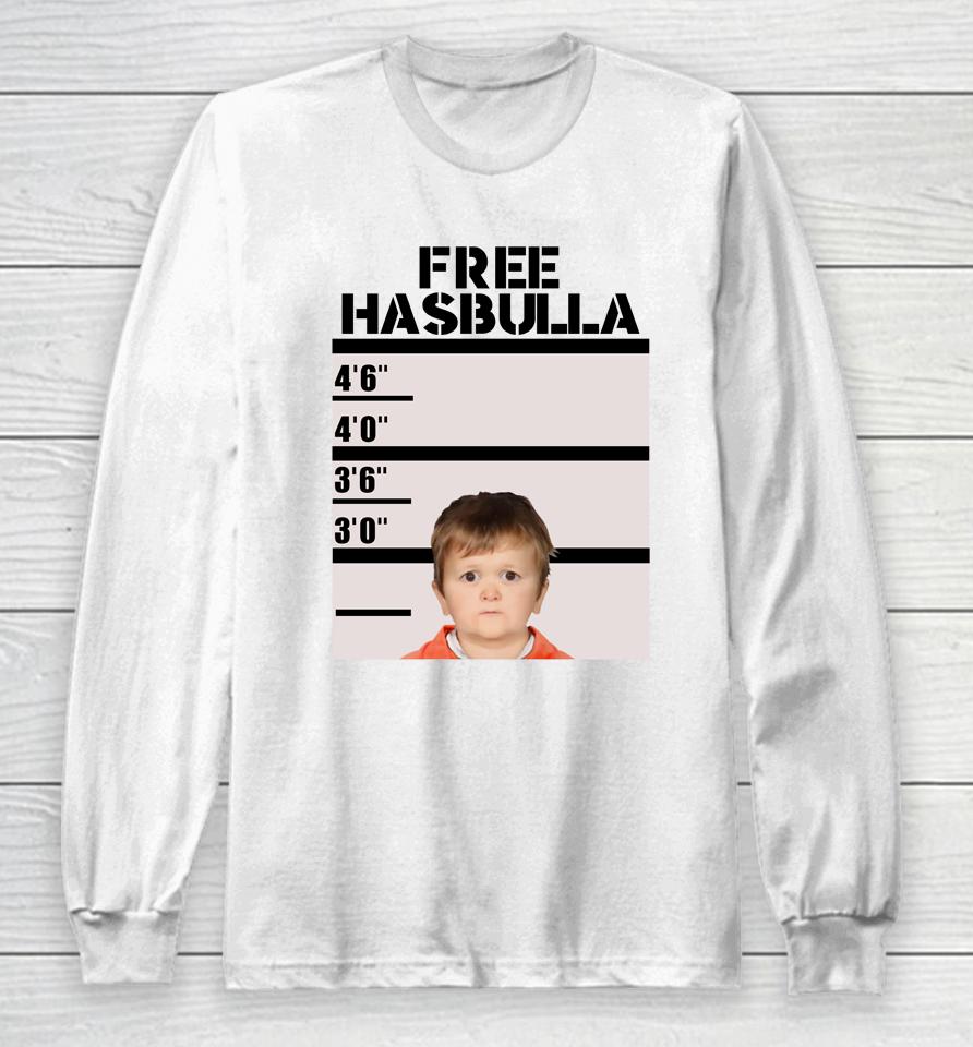 Hasbulla Merch Free Hasbulla Long Sleeve T-Shirt