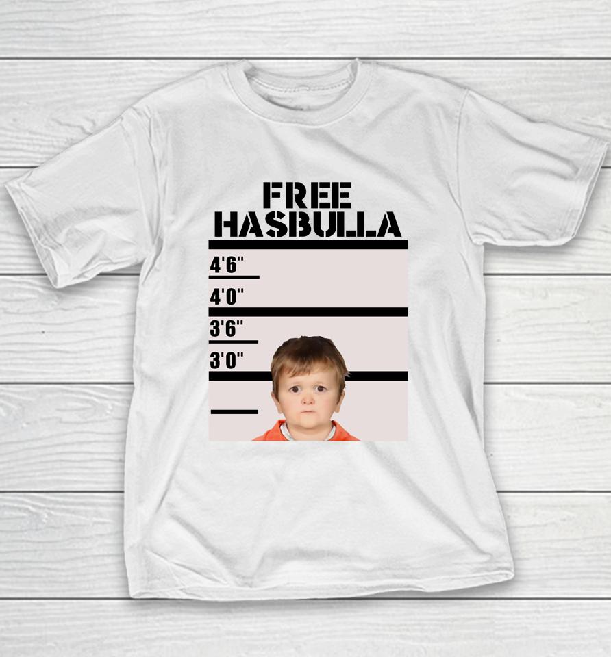 Hasbulla Merch Free Hasbulla Youth T-Shirt