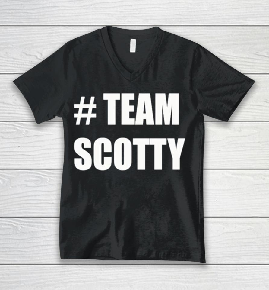 Hashtag Team Scotty Unisex V-Neck T-Shirt