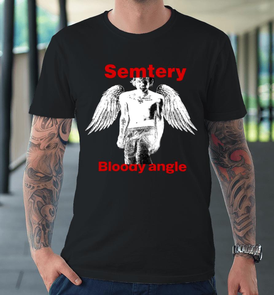 Haunted Mound Merch Sematary Bloody Angel Premium T-Shirt