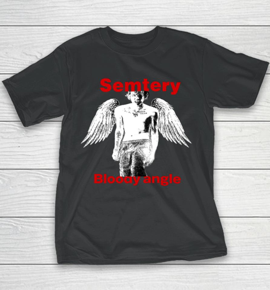 Haunted Mound Merch Sematary Bloody Angel Youth T-Shirt
