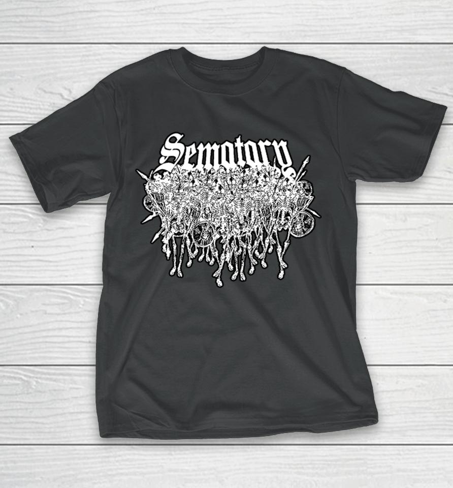 Haunted Mound Merch Store Sematary Logo T-Shirt