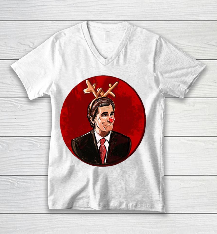 Have A Holly Jolly Holiday American Psycho Unisex V-Neck T-Shirt