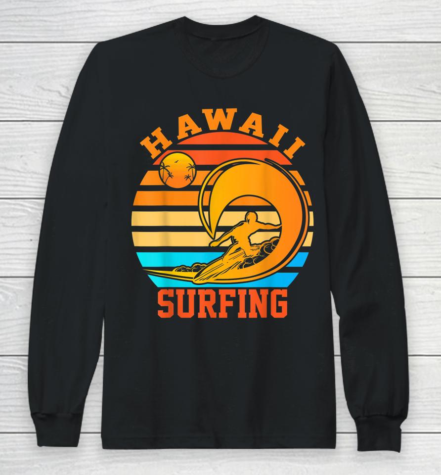 Hawaii Surfing Long Sleeve T-Shirt