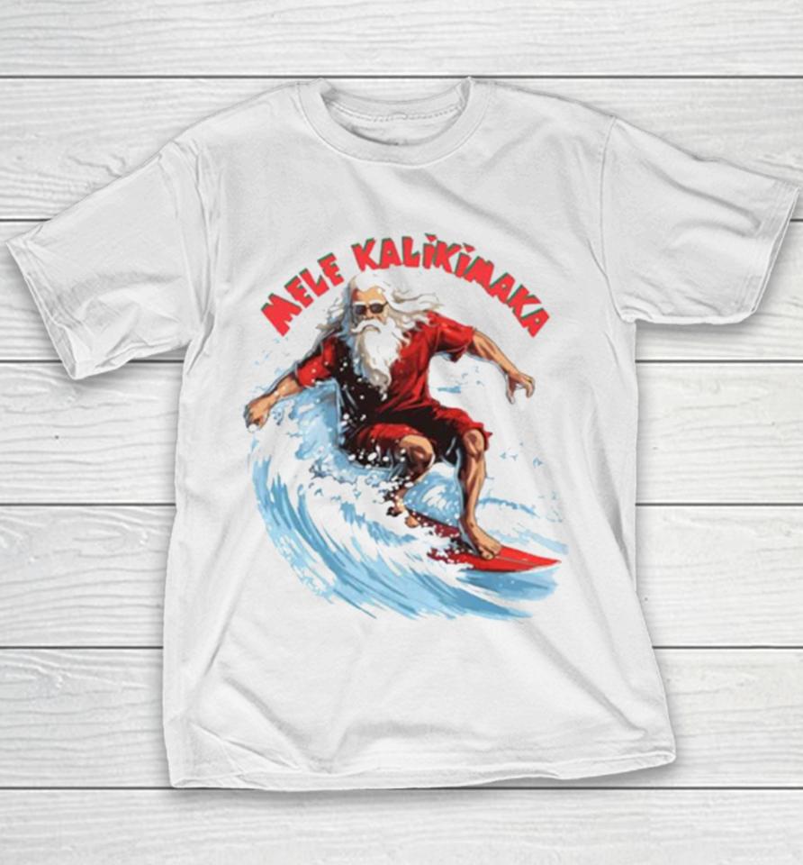 Hawaiian Christmas Mele Kalikimaka Hawaii Youth T-Shirt