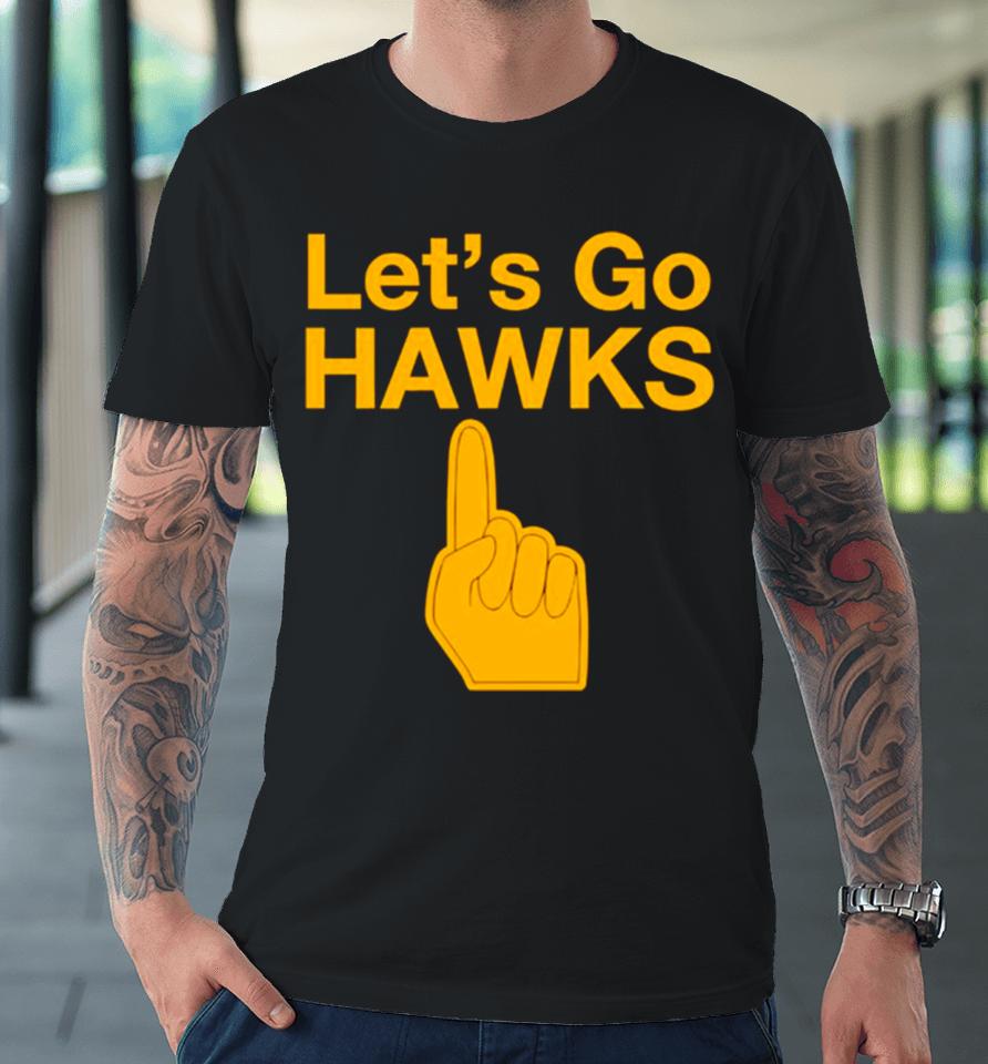 Hawkeyes Ncaa Top Let’s Go Iowa Premium T-Shirt