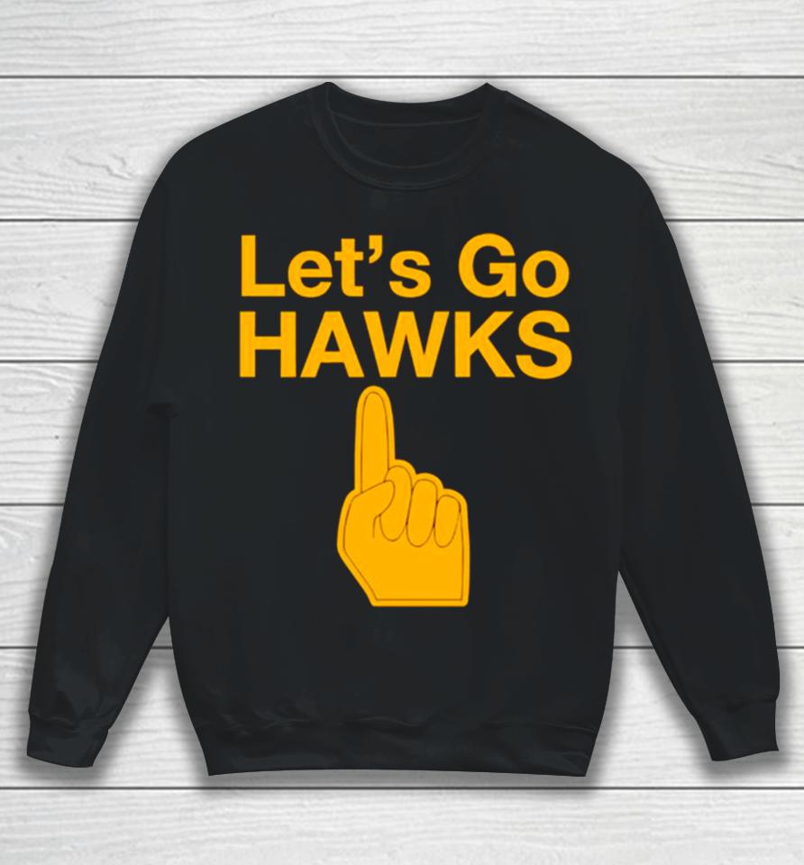 Hawkeyes Ncaa Top Let’s Go Iowa Sweatshirt