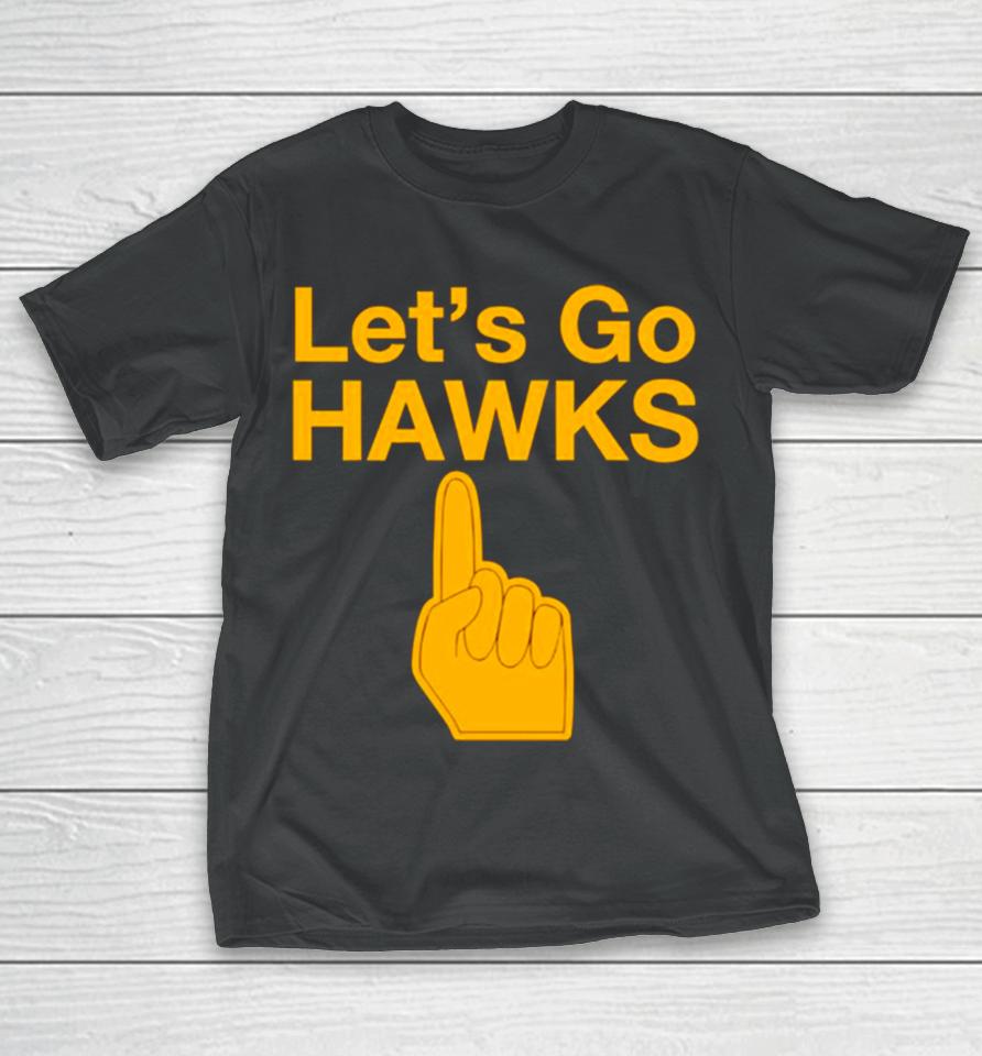 Hawkeyes Ncaa Top Let’s Go Iowa T-Shirt