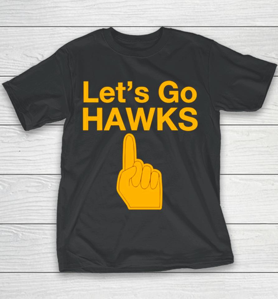 Hawkeyes Ncaa Top Let’s Go Iowa Youth T-Shirt