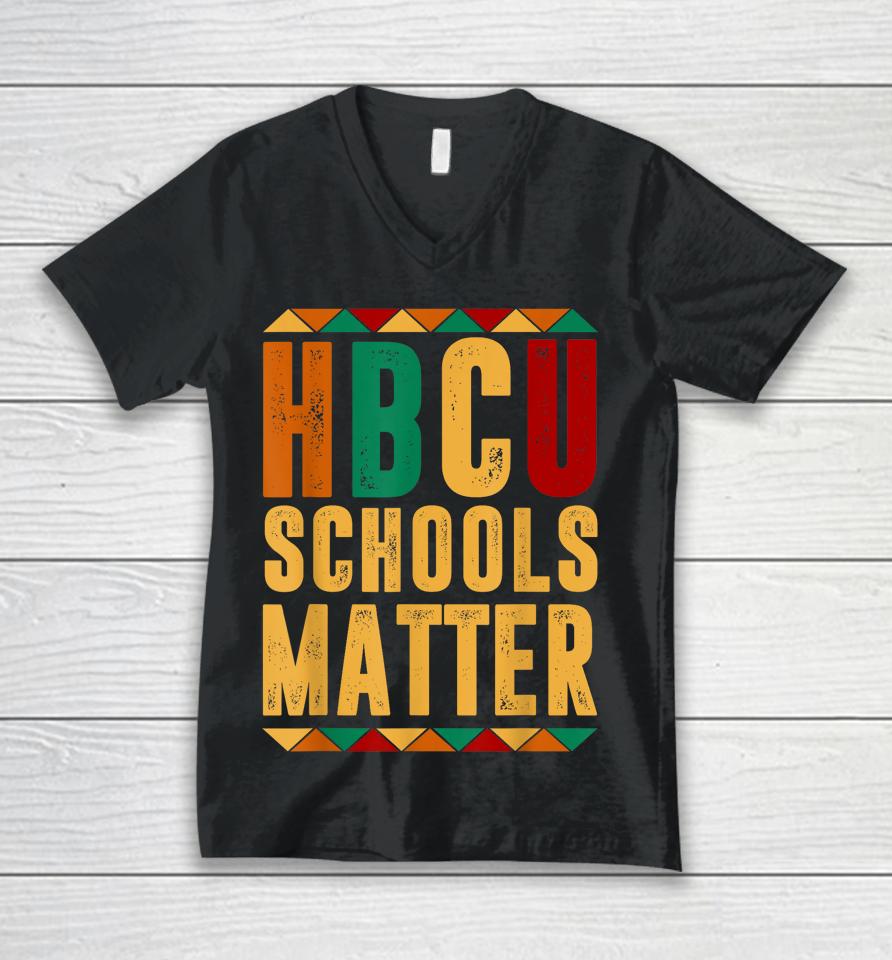 Hbcu Black History Pride Gift I'm Rooting For Every Hbcu Unisex V-Neck T-Shirt