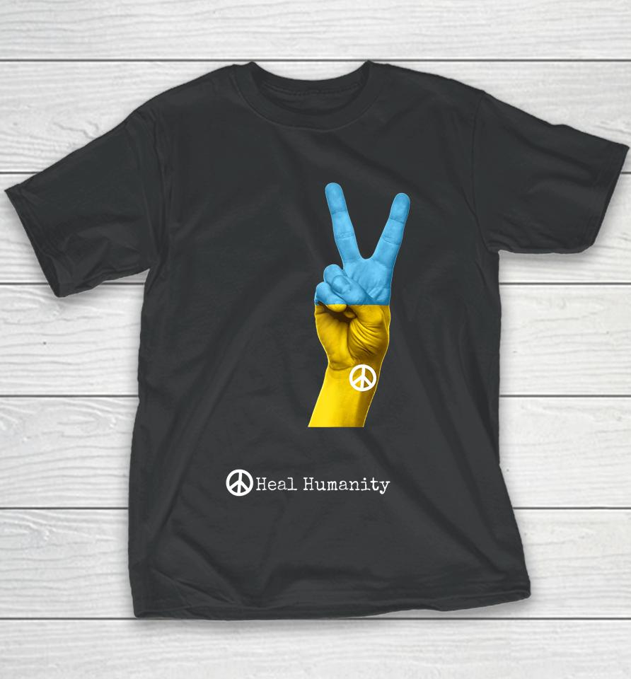 Heal Humanity Ukraine Youth T-Shirt