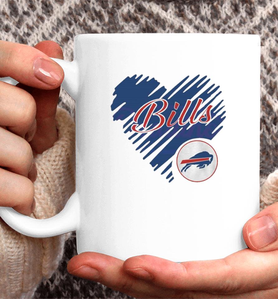 Heart Buffalo Bills Nfl Team Logo Coffee Mug