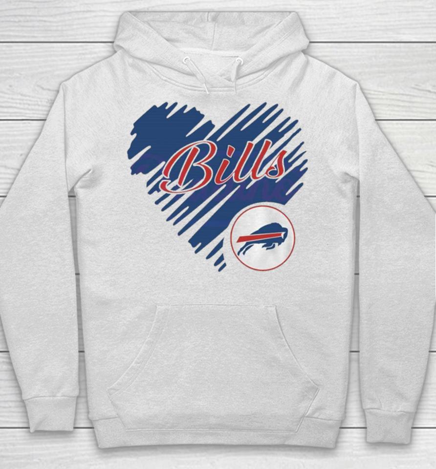 Heart Buffalo Bills Nfl Team Logo Hoodie