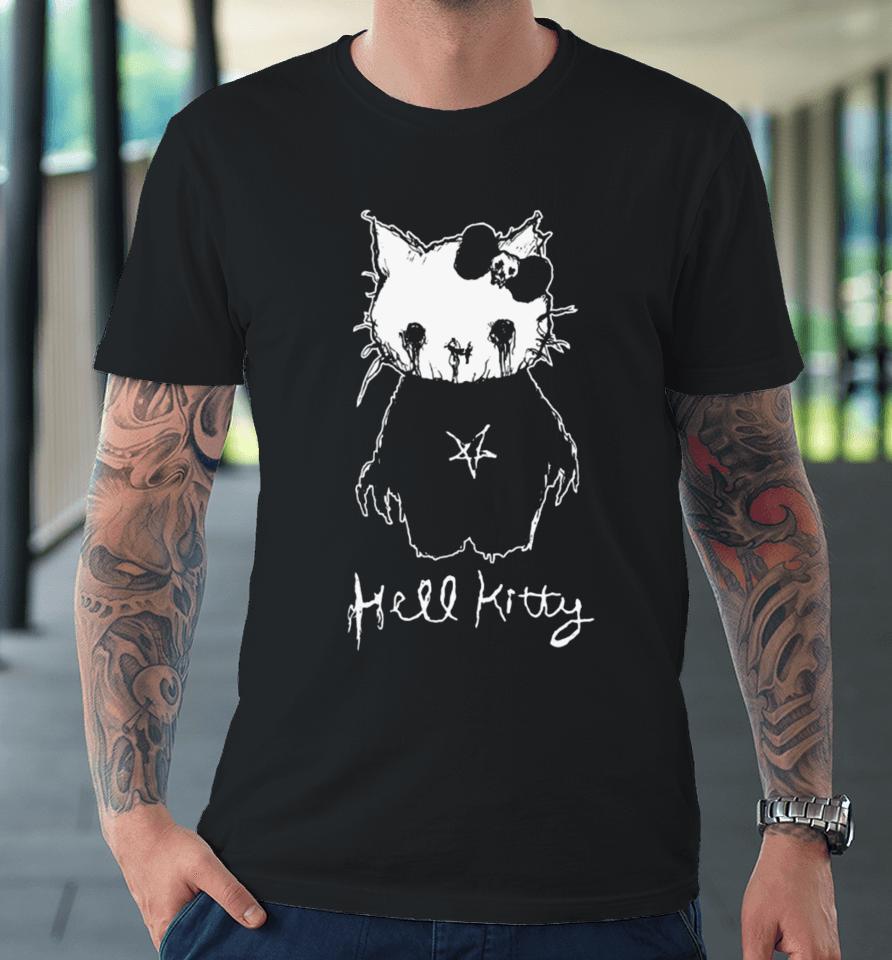 Heavy Music Artwork Hell Kitty Premium T-Shirt