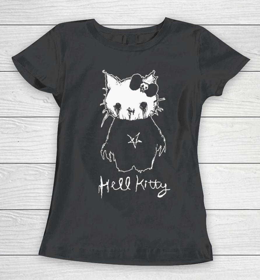 Heavy Music Artwork Hell Kitty Women T-Shirt