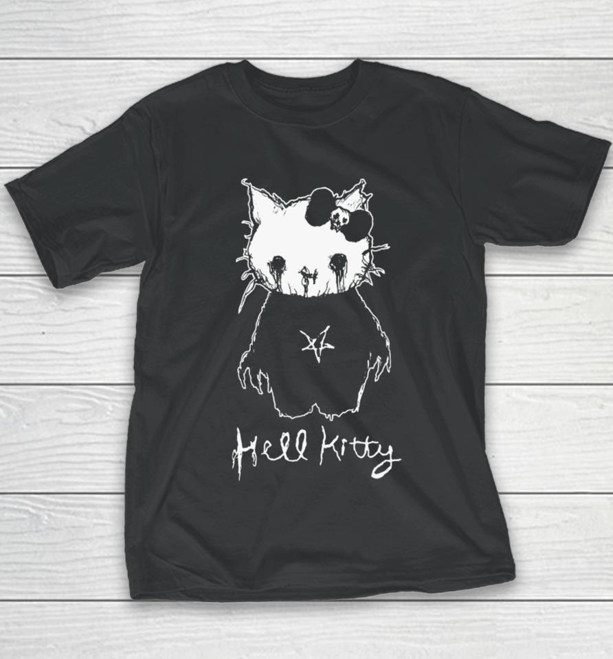 Heavy Music Artwork Hell Kitty Youth T-Shirt