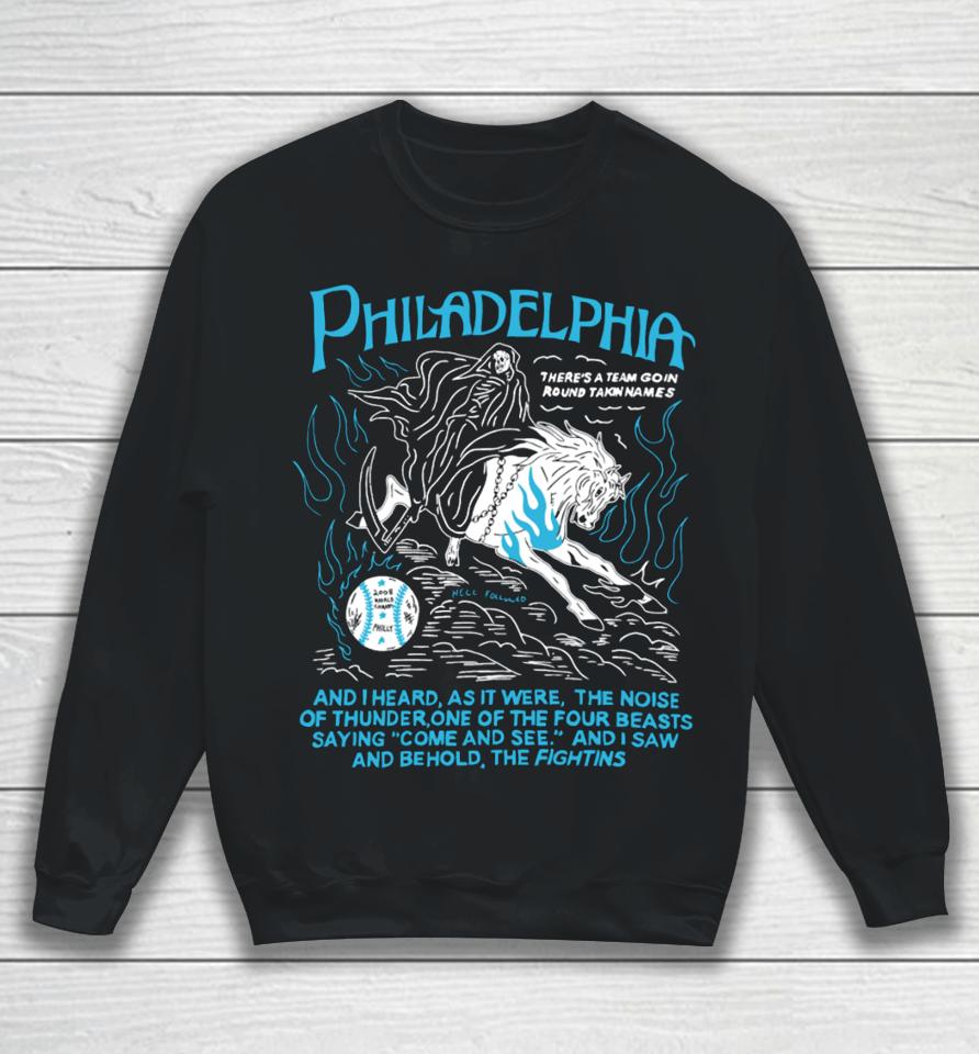 Heavyslime Merch Philadelphia Behold The Fightins Sweatshirt