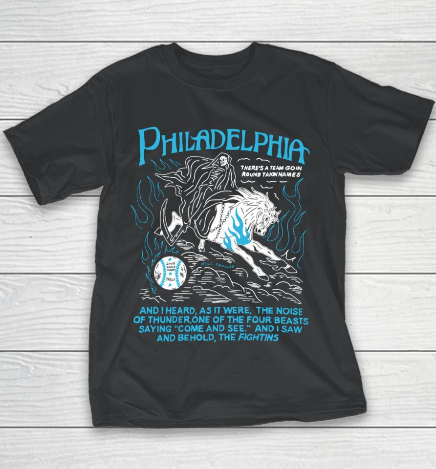 Heavyslime Merch Philadelphia Behold The Fightins Youth T-Shirt