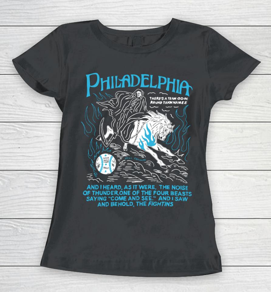 Heavyslime Philadelphia Behold The Fightins Women T-Shirt