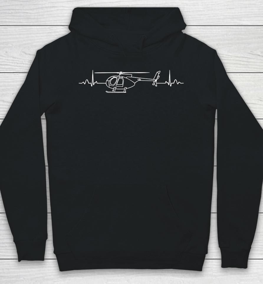 Helicopter Heartbeat Hoodie