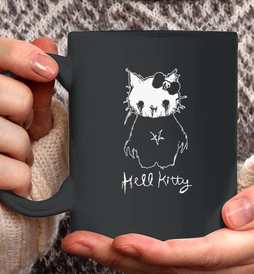 Hell Kitty Maxime Taccardi Heavy Music Artwork Coffee Mug
