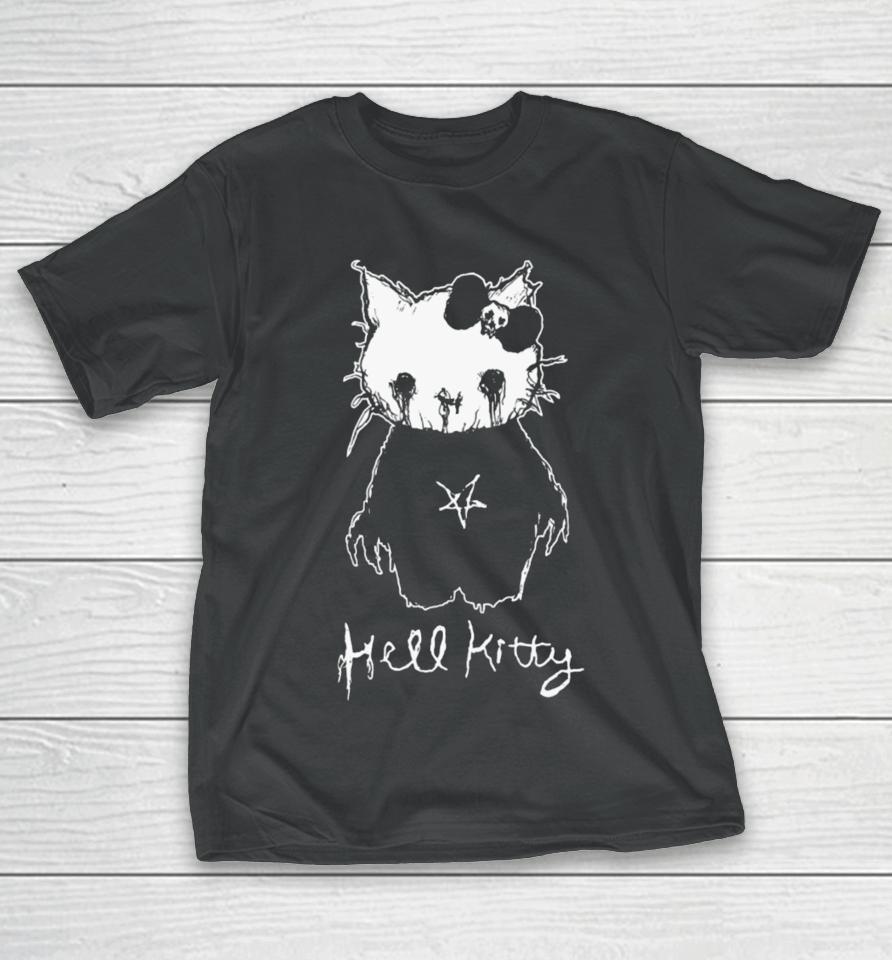 Hell Kitty Maxime Taccardi Heavy Music Artwork T-Shirt