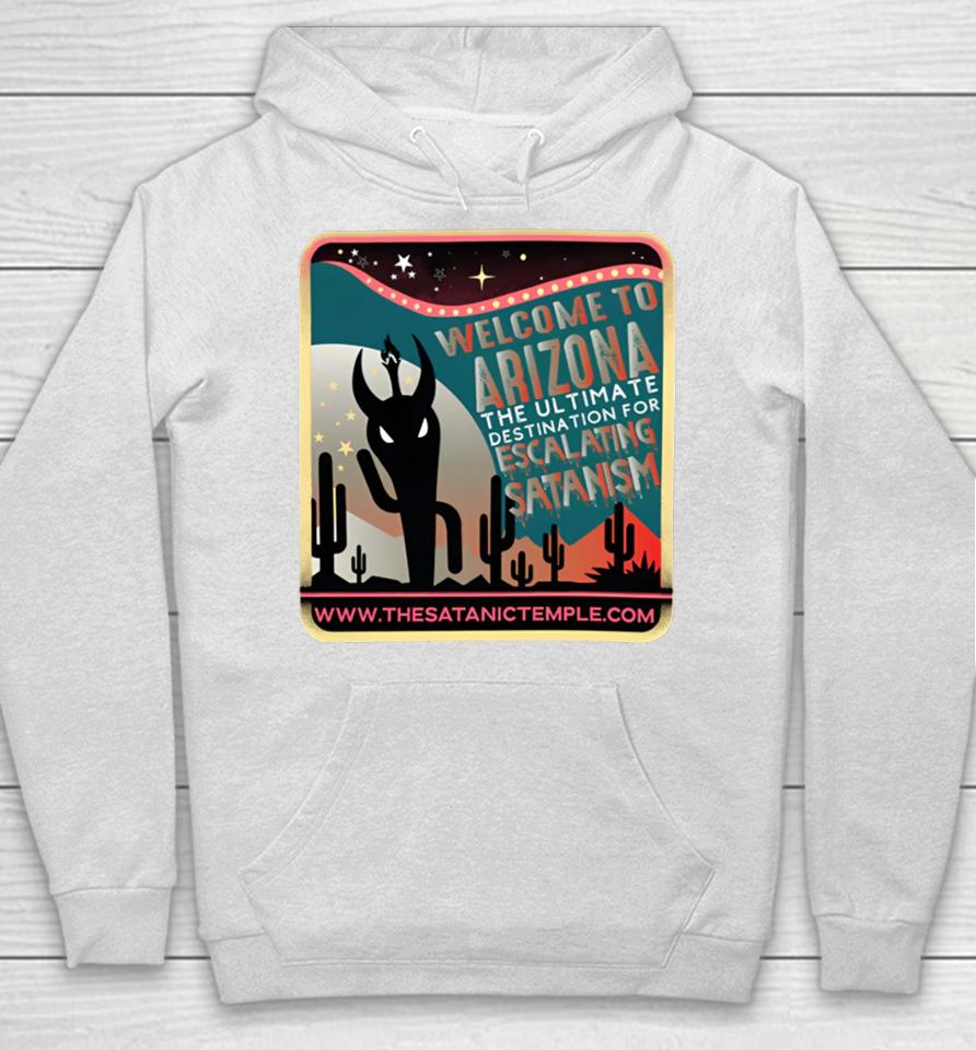 Hell Raiser Welcome To Arizona The Ultimate Destination For Escalating Satanism The Very Respectful Hoodie