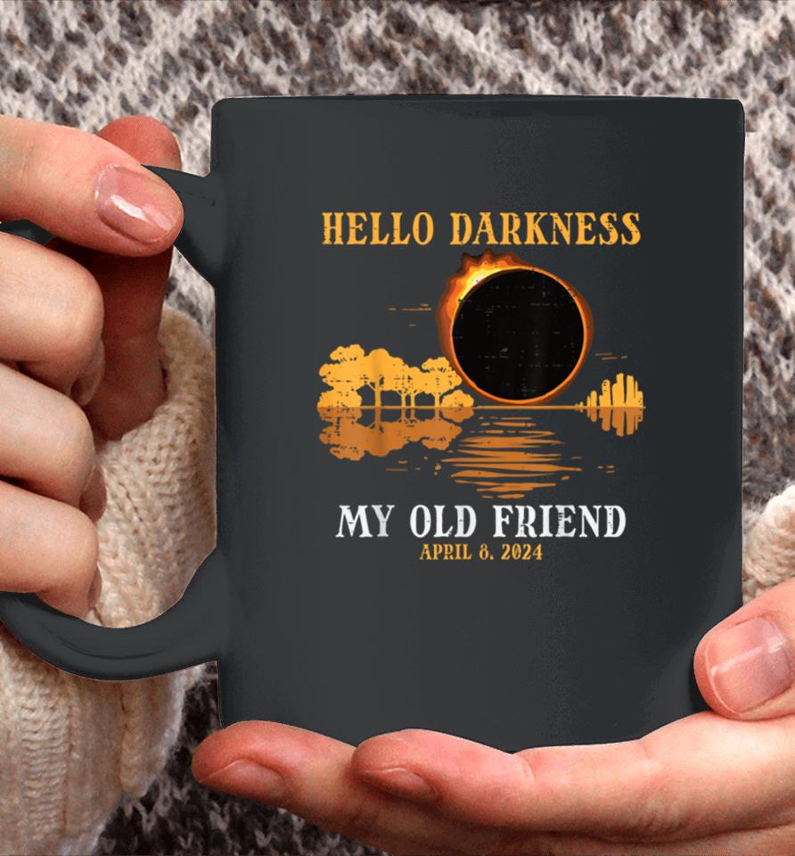 Hello Darkness My Old Friend Eclipse 2024 Men Women Kids Coffee Mug