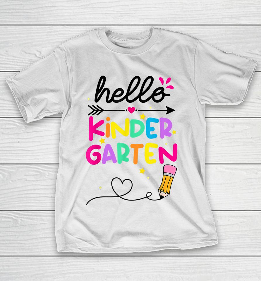 Hello Kindergarten Squad My First Day Of Kindergarten Baby T-Shirt