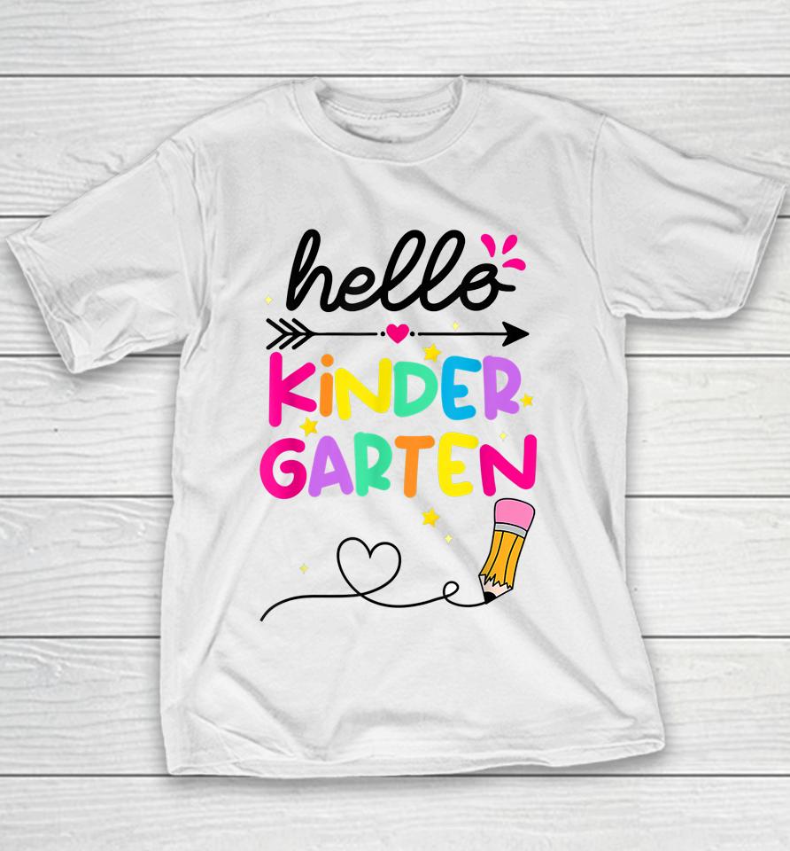 Hello Kindergarten Squad My First Day Of Kindergarten Baby Youth T-Shirt