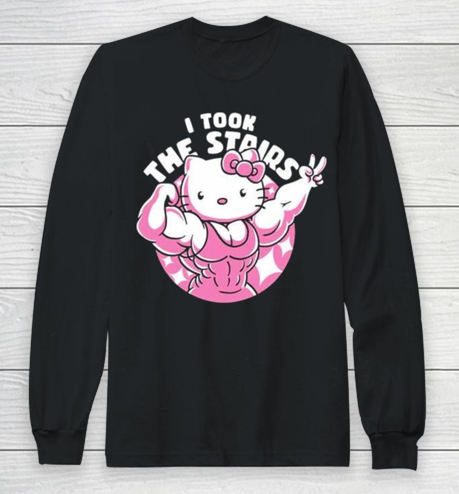 Hello Kitty Muscles I Took The Stairs Long Sleeve T-Shirt