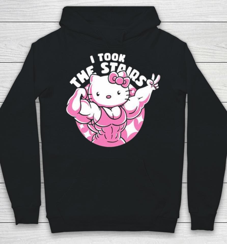 Hello Kitty Muscles I Took The Stairs Hoodie