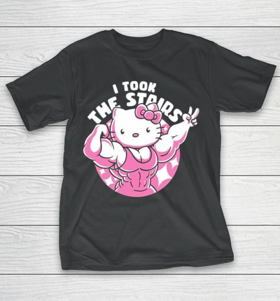 Hello Kitty Muscles I Took The Stairs T-Shirt