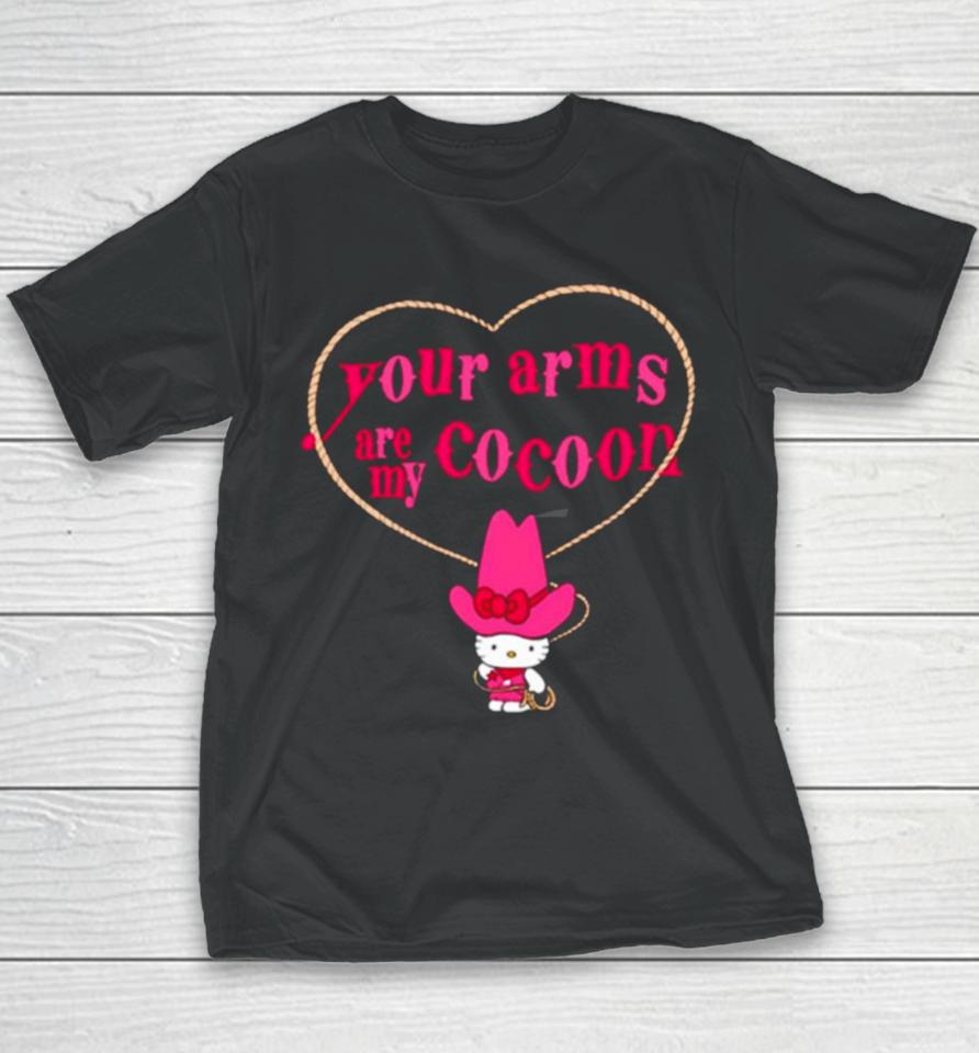 Hello Kitty Your Arms Are My Cocoon Youth T-Shirt