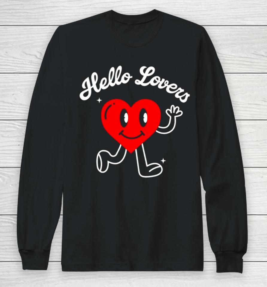 Hello Lover Heart Long Sleeve T-Shirt