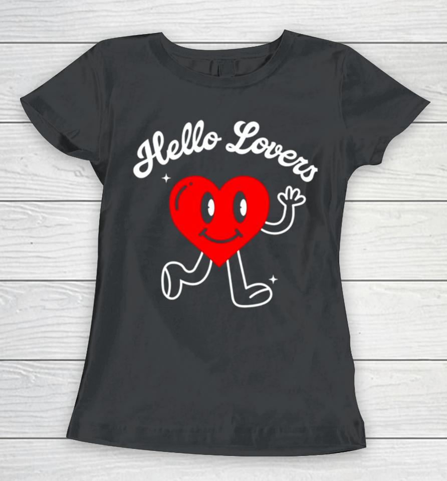 Hello Lover Heart Women T-Shirt