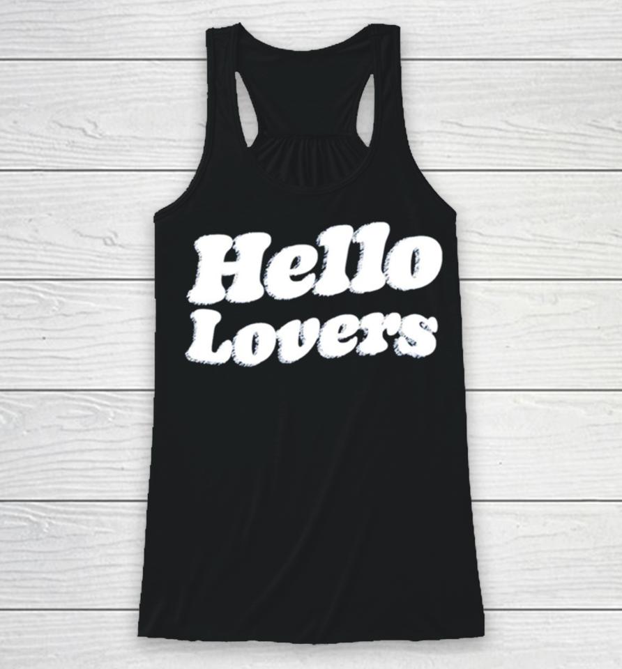 Hello Lovers Logo Racerback Tank