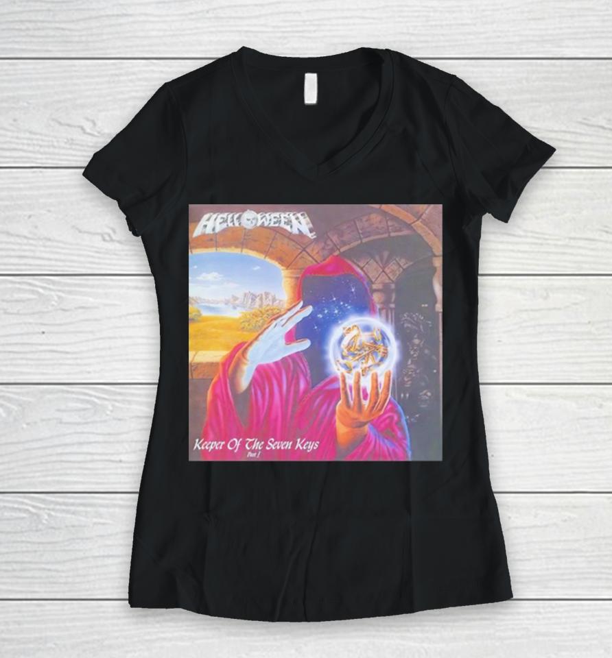 Helloween Keeper Of The Seven Keys Part Women V-Neck T-Shirt