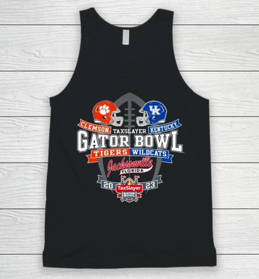 Helmet Clemson Tigers Vs Kentucky Wildcats Taxslayer Gator Bowl Jacksonville 2023 Unisex Tank Top