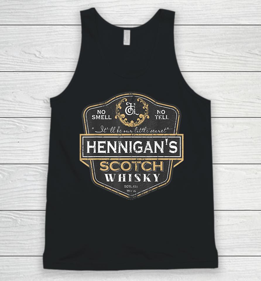 Hennigan's Scotch Whiskey Vintage Unisex Tank Top