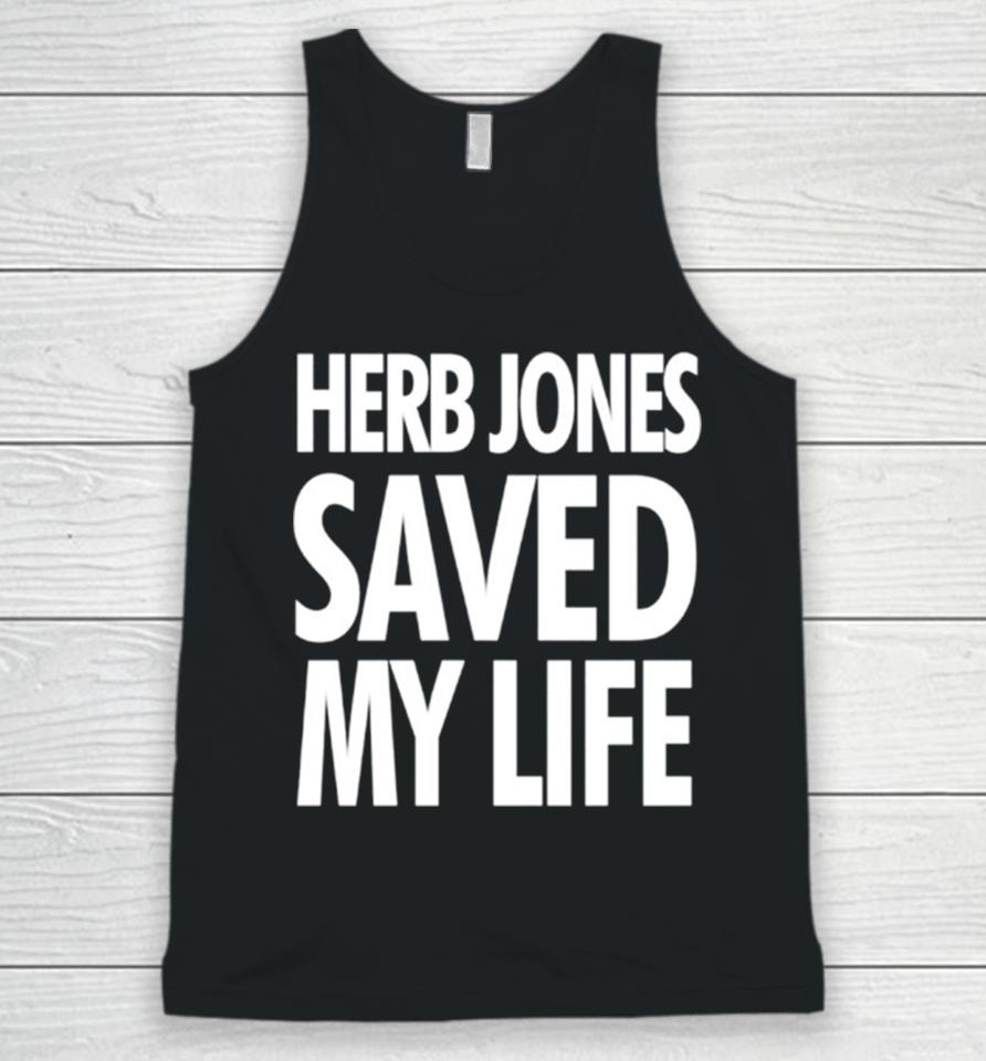 Herb Jones Saved My Life Unisex Tank Top