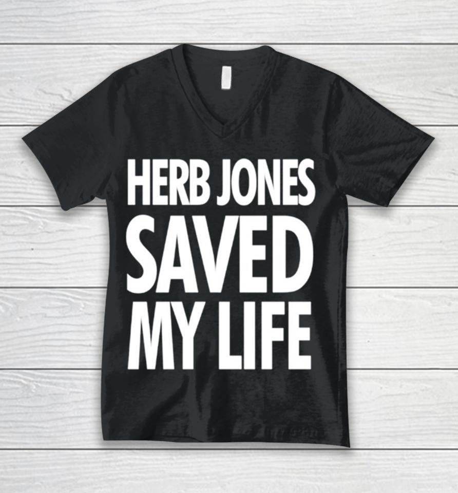 Herb Jones Saved My Life Unisex V-Neck T-Shirt