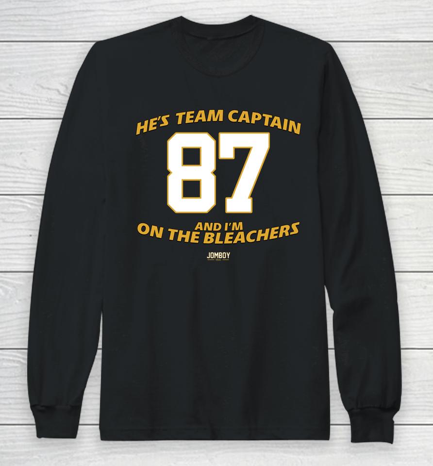 He's Team Captain And I'm On The Bleachers Long Sleeve T-Shirt