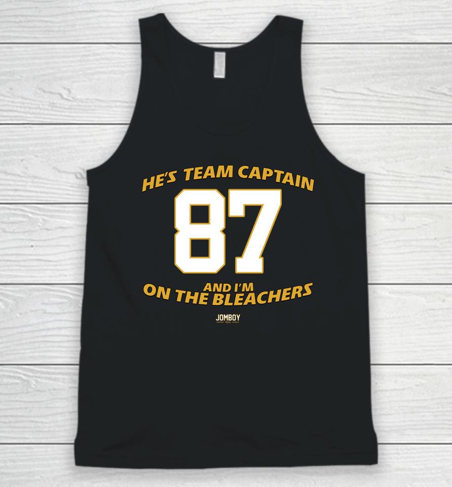 He's Team Captain And I'm On The Bleachers Unisex Tank Top