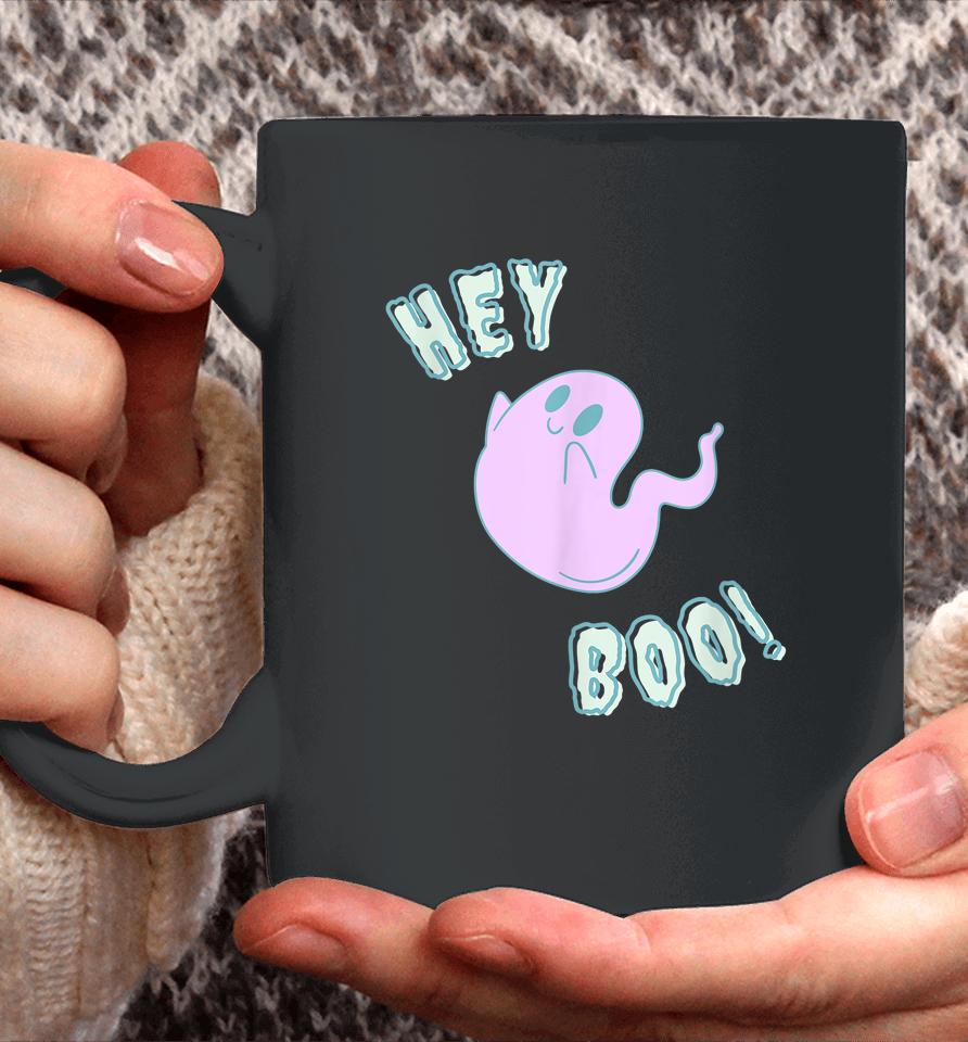 Hey Boo Cute Ghost Coffee Mug