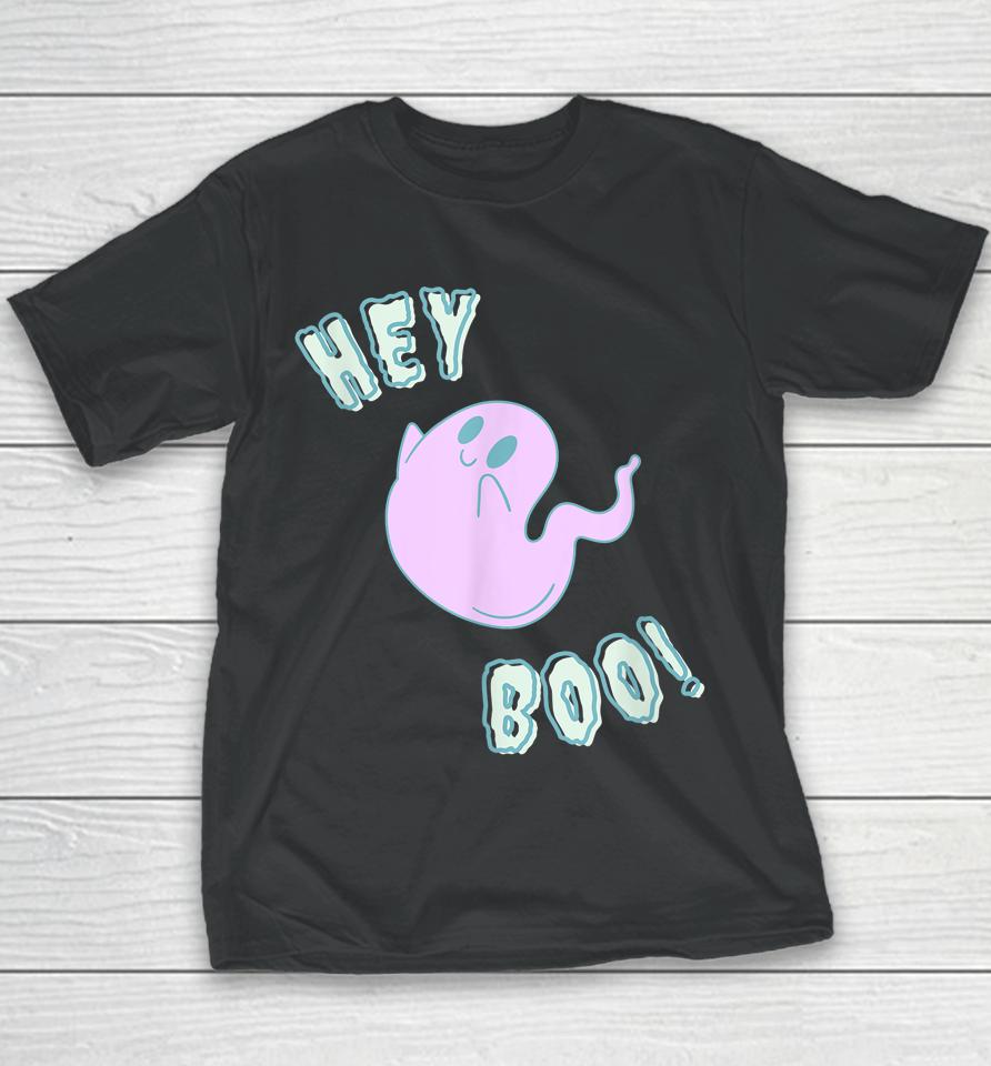 Hey Boo Cute Ghost Youth T-Shirt