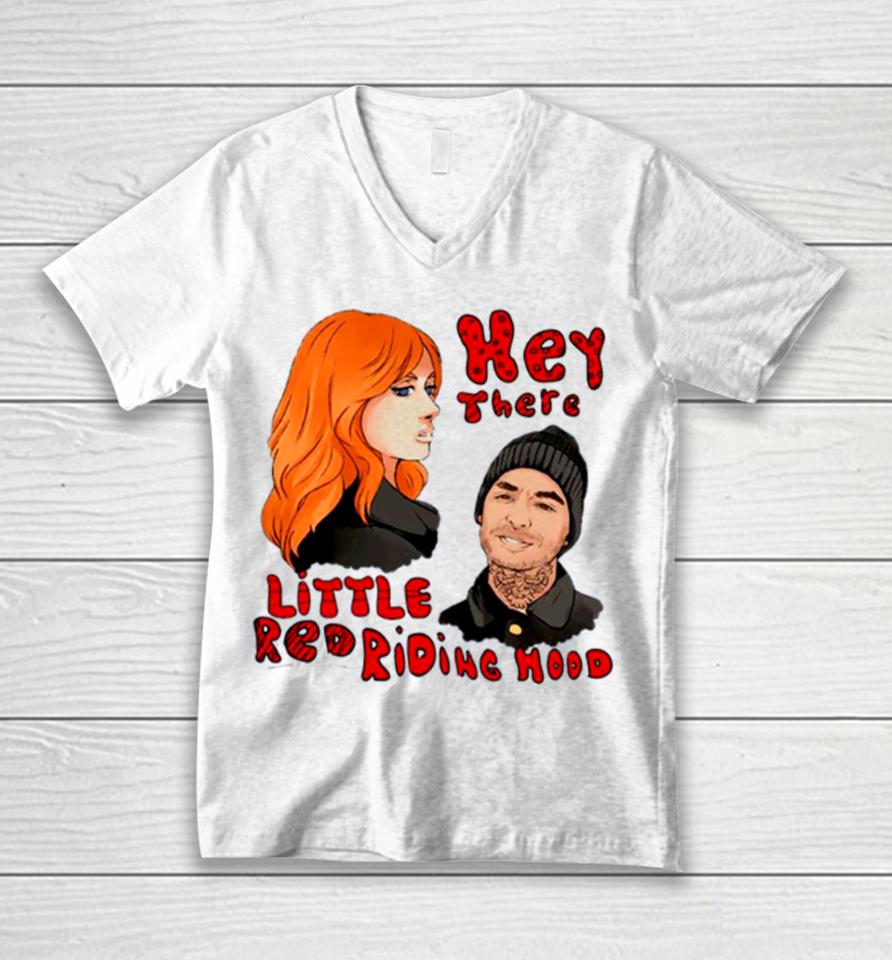 Hey There Little Red Riding Good Girls Unisex V-Neck T-Shirt